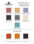 Color Chart, Selhamin Burnish Clay @ seppleaf.com @ seppleaf.com