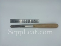 Agate stone burnisher flat, DR3 @ seppleaf.com @ seppleaf.com